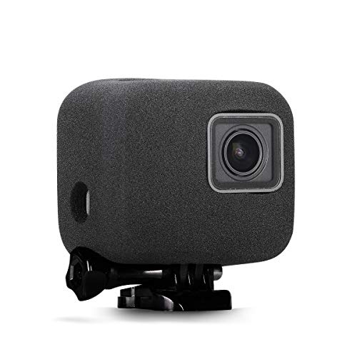 【Taisioner】GoPro HERO5/6/7用 防風カバー 防風スポンジケース 騒音防止 録音ノイズ対策 スポンジ製カバー/ケース ブラック