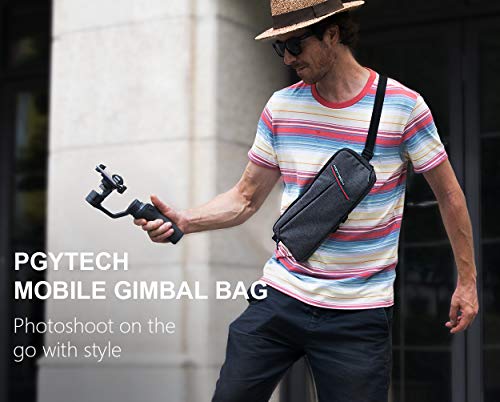 Honbobo DJI Osmo Mobile 3/Osmo Mobile 2対応ケース ショルダーバッグ 収納バッグ Osmo Mobile/Smooth 4/Feiyuハンドヘルドジンバル対応 PGYTECHケース ストレージベース、エクステンションポール、データケーブル、スマートフォン、その他のアクセサリに対応