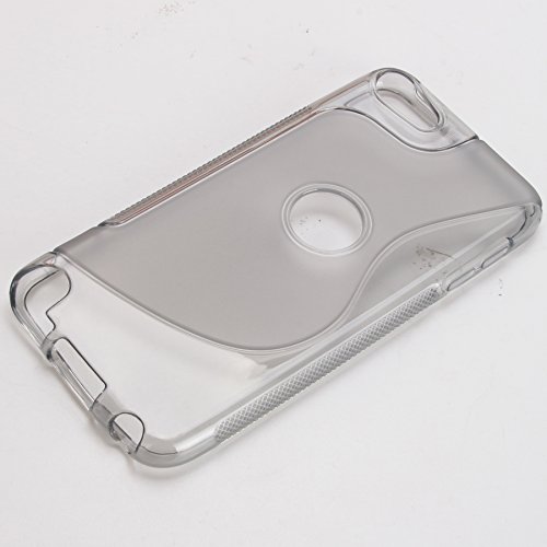 AIYOPEEN IPOD TOUCH 5 IPOD TOUCH 6 Design S TPU ソフト ケース カバー IPOD TOUCH 5 IPOD TOUCH 6 ケース(灰色)
