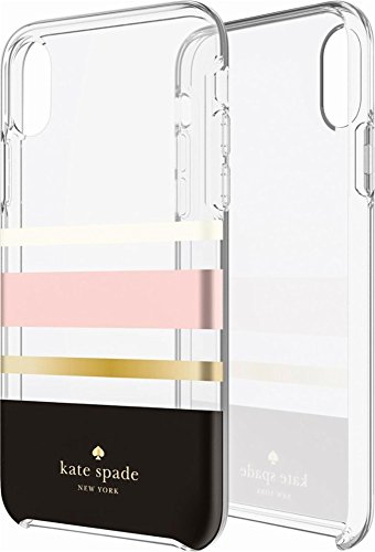 kate spade(ケイトスペード) iPhone X ハードシェルケース シャルロット・ストライプ [並行輸入品]