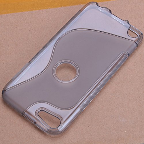 AIYOPEEN IPOD TOUCH 5 IPOD TOUCH 6 Design S TPU ソフト ケース カバー IPOD TOUCH 5 IPOD TOUCH 6 ケース(灰色)