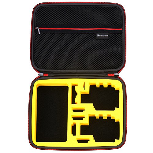 Smatree SmaCase g260sw Carrying Case for Gopro Hero 5,4、3 +、3、5.3 (カメラとアクセサリーは含まれていません-black &イエロー