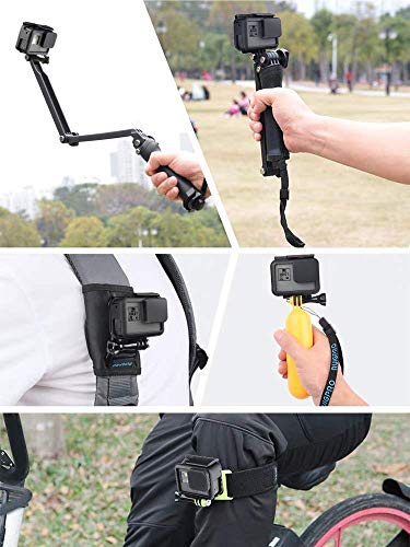 HSU GoPro Hero7・6・5用カバー 保護フレーム+シリコンレンズカバーセット ゴープロ保護ケース 着装のまま直接充電可能