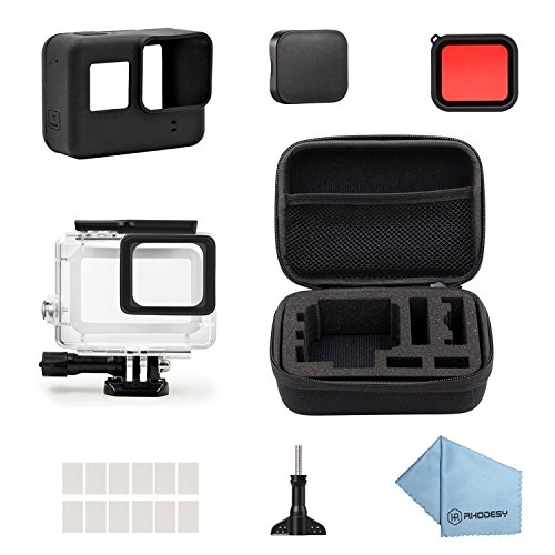 【ロデシー】 Rhodesy GoPro Hero7/6/5/Hero対応18in1 アクセサリーセット 防水ハウジング 保護ケース