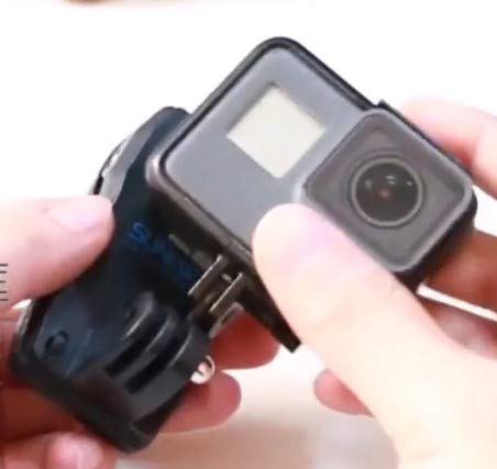 GoPro アクセサリー クリップ カメラ マウント かばん取り付け ハンズフリー アクションカメラで手ぶら撮影に SUREWO