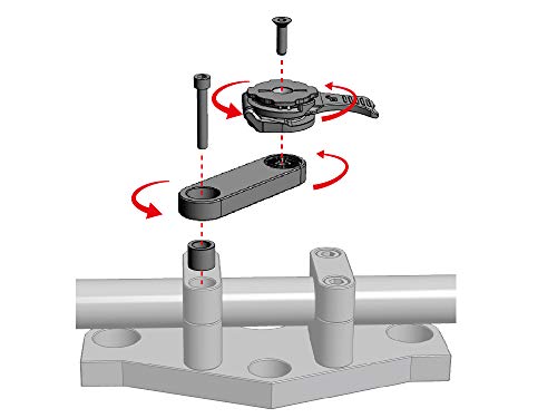 [REC MOUNT+ / レックマウントプラス] Moto2 マウント キット for 汎用アダプター[R+Moto1-3M](マウント+汎用アダプター)