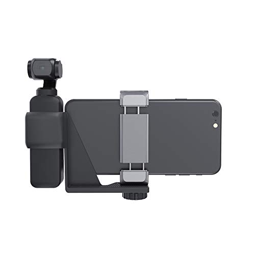 XBERSTAR DJI OSMO POCKET スマホホルダー アクセサリー 1/4ネジ穴&コールドシュー付