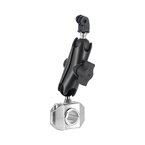 REC-MOUNTS GoPro (ゴープロ)用  バイク バーマウントセット  クランプ径22.2mm/25.4-26.0mm用 [REC-B21-BB(SB)M-GP]