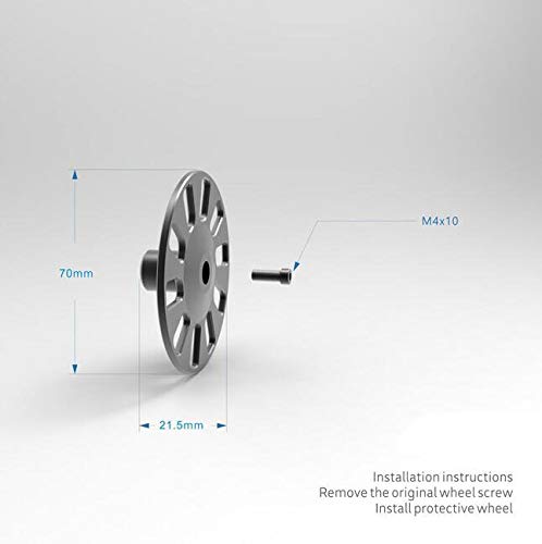 Taoric DJI RoboMaster S1用 3 IN 1フロントバンパー+リアバンパー+保護ホイール（アルミ合金）