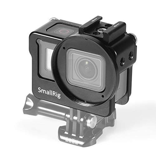 SMALLRIG GoPro HERO 7, 6, 5 Black用ケージ GoPro HERO 7/6/5 Black ブラック対応-CVG2320