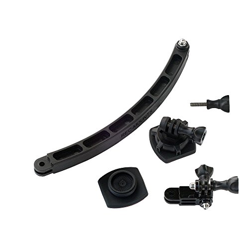 REC-MOUNTS ヘルメットマウントS  Helmet mount S  for GoPro(ゴープロ)HEROシリーズ用 自分撮り 目線撮り 芸能人撮りに  [REC-51T200GP]