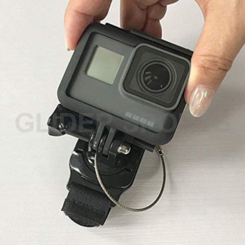 [GLIDER] GoPro用 アクセサリー ワイヤーストラップ (2本入り) ゴープロ対応 カメラ落下防止 脱落防止 水没防止 海 山 (HERO8 HERO7 HERO6 HERO Session Osmo Action 対応) GLD7784MJ04