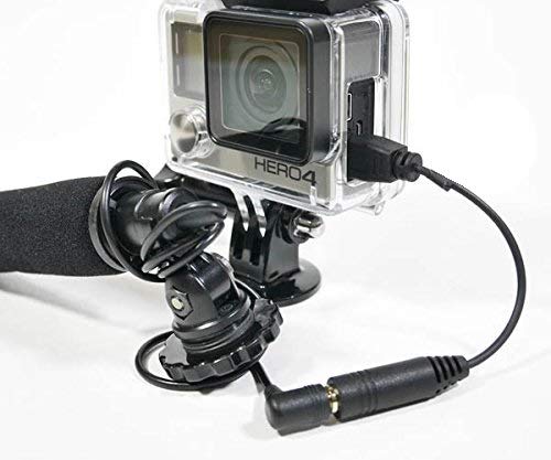 iNTE-Active Camera 【 即日出荷 】Gopro Hero 3/3+/4 ミニUSB マイク変換アダプタ 3.5mmMICアダプター 互換品 iNTE-AC1063