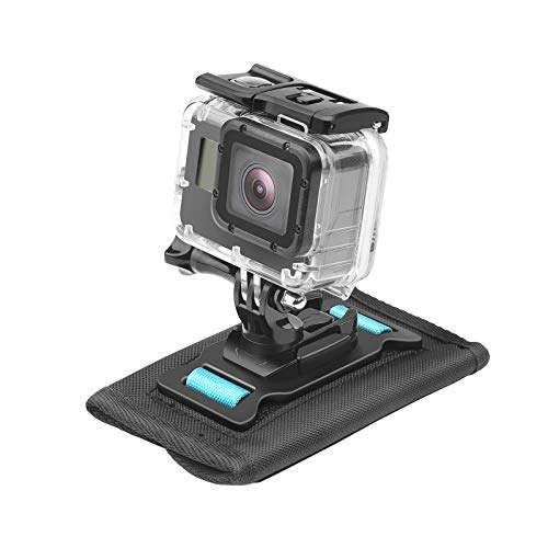 SHOOT バックパックマウント for GoPro Hero7/6/5/4、DJI OSMO Action、YI 4K/2K、SJCAM、APEMANなどのアクションカメラ