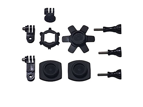 REC-MOUNTS 回転式粘着マウント タイプ1 Rotary Self-adhesive mount(接着式カーブ + 接着式フラットマウント)  for GoPro(ゴープロ)HEROシリーズ用 [REC-B51T1GP]