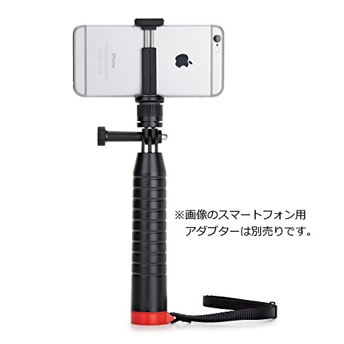 JOBY GoPro HERO5対応アクセサリ アクショングリップ ブラック/レッド 013509 フローティンググリップ