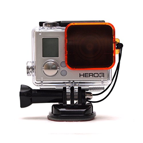 UN GoPro HERO3+/HERO4用水中フィルター オレンジ UNX-9406