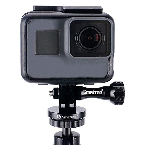 Smatree 4-in-1 Gopro 高品質アルミアクセサリーセット GoPro Hero 8/7/6/5/4/2018、MUSON/SJ4000/SJ5000カメラに対応 ネジ2個+レンチ1個+三脚マウント1個