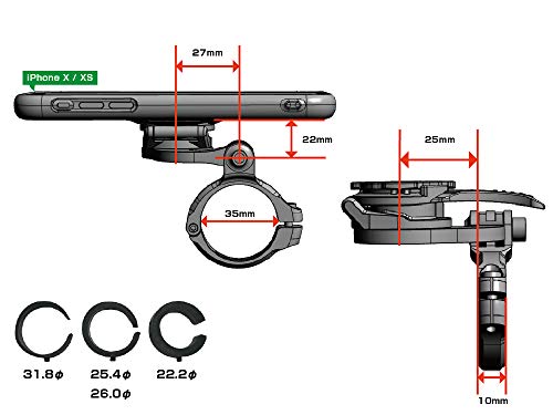 [REC MOUNT+ / レックマウントプラス] マウンテンバイク マウント [R+MTB]「マウントのみ、別途 専用ケース必要」