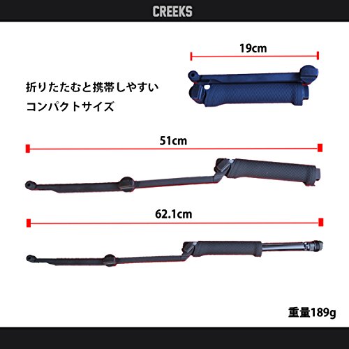 [CREEKS] クリークス GoPro 対応 3Way スマホ マウント セット 高品質 アクセサリー 自撮り棒 三脚 軽い ラバーグリップ アングル調整 可能 日本語説明書