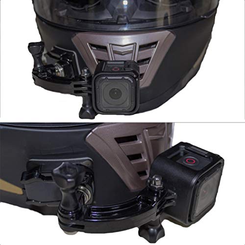 GoPro HERO7 SJCAM GitUp DJI OSMO Action アクションカメラ アクセサリー ショートヘルメットアーム エクステンションキット ヘルメット モトブログ