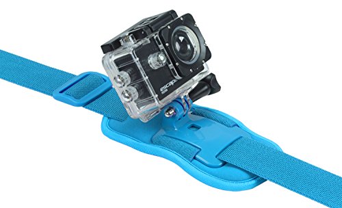 Kitvision キットビジョン アクションカメラ用 ショルダーマウント GoPro Hero Edge HD10/Kitvision対応 ブルー KVACTSHOBL