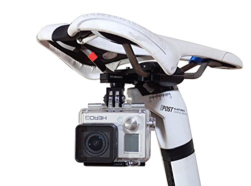 REC-MOUNTS 回転式サドルレールマウント タイプ1 Rotary Saddle Rail Mount for GoPro(ゴープロ)HEROシリーズ用 側方 後方撮影に [REC-B30R-GP]