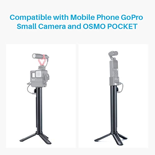 ハンドグリップ 一脚 Gopro/Osmo Pocket/Osmo Action用 充電式 5200mAh 自撮り棒 三脚マウント