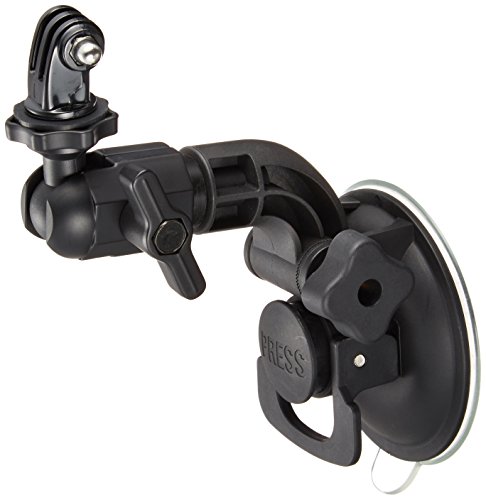 REC-MOUNTS　サクションカップマウント Suction Cup Mount  for SHIMANO(シマノ) スポーツカメラ CM-1000用 曲面対応 半永久的に使える吸盤スタンド[SH-42GPLS]