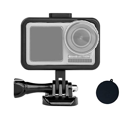 Tekcam DJI OSMO Action 保護フレームケース アルミ合金 ハウジングケース 耐衝撃 OSMOアクセサリー レンズ保護キャップ付き