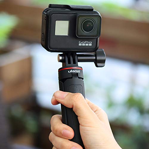 Ulanzi GoPro三脚スタンド GoPro HERO 8 BLACK 自撮り棒 GoProハンドル 伸縮拡張 一脚 軽量 1/4ネジ付き アクションカメラ 一脚 三脚 Gopro Hero 8 Pro,7,6,5, 4, Session, 3+, 3, 2, 1 Cameres, DSLR 及びほとんどのアクションカメラ対応