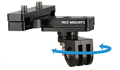 REC-MOUNTS 回転式サドルレールマウント タイプ1 Rotary Saddle Rail Mount for パナソニック ウェアラブルカメラ HX-A1H/HX-A500用 側方 後方撮影に[PS-30RHX]