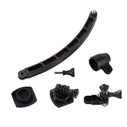 REC-MOUNTS ヘルメットマウントS  Helmet mount S  for パナソニック ウェアラブルカメラ HX-A1H/HX-A500用 自分撮り 目線撮り 芸能人撮りに  [PS-51T200HX]