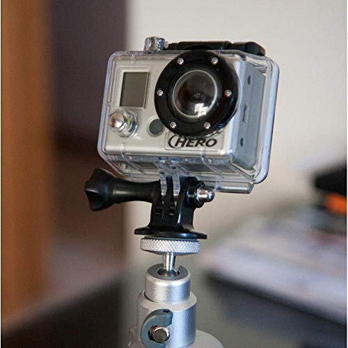 HOMREEトライポッドアダプター 変換マウント 1/4カメラネジの規格（CN）からGoPro（GP）へ GoPro Hero5， 4, Session, 3+, 3, 2, 1対応(2パッケージ)