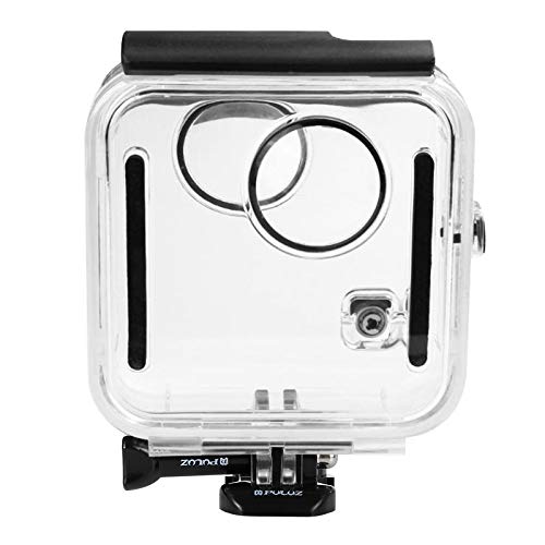 PULUZ GoPro Fusion用ハウジング 45m水中防水ケース 防塵、耐圧ハウジングダイビングケース、バックル＆ベーシックマウント＆ネジ付き 取付け簡単