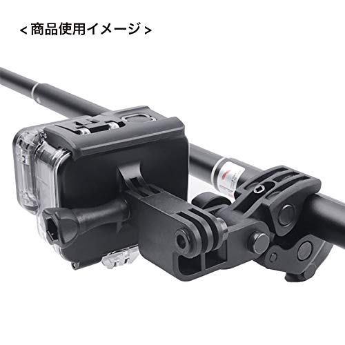 クランプ カメラ マウント ロールバー ポール レール チューブ GoPro SJCAM アクションカメラ