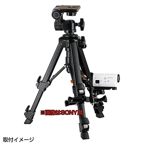 REC-MOUNTS バーマウント タイプ1 ストック・ポール・バー・釣り竿・スコープ・などパイプ類にBar Mount for パナソニック ウェアラブルカメラ HX-A1H/HX-A500用 [PS-40HX]