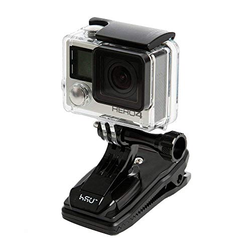 HSU J-フックバックル GoPro hero8/Max7/6/5/4/2018などのカメラに対応 アクションカメラ アクセサリー ネジ付き ２枚セット