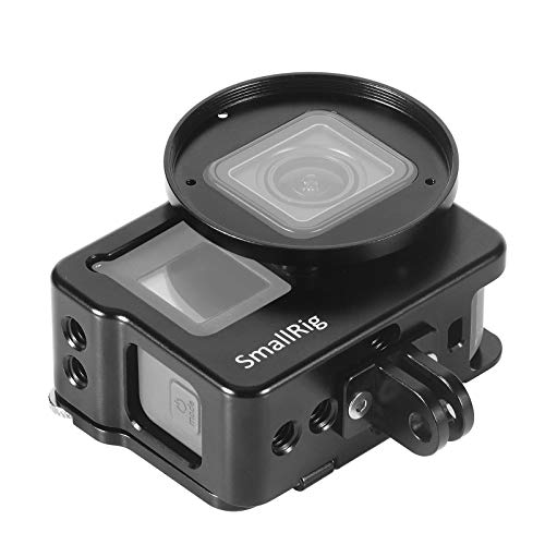 SMALLRIG GoPro HERO 7, 6, 5 Black用ケージ GoPro HERO 7/6/5 Black ブラック対応-CVG2320