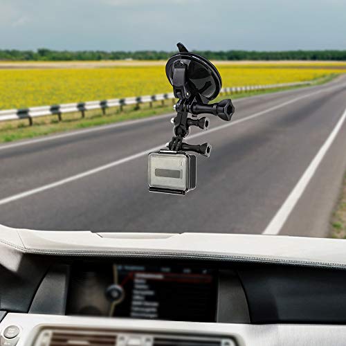 gopro 車載 アクションカメラマウント 吸盤式 延長アーム 多角度に調節可 gopro Hero 7/6/5/4/3+/3/2/1に対応