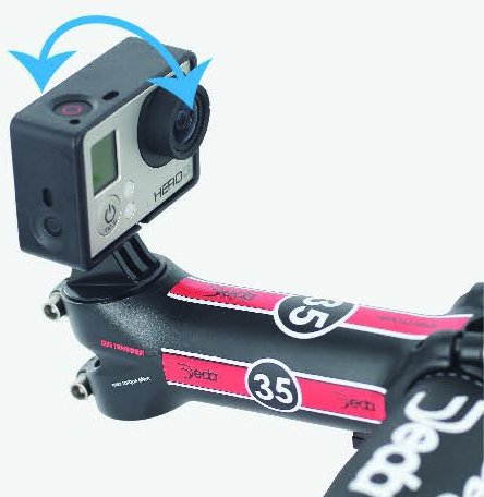 REC-MOUNTS トップキャップマウント タイプ2 Top Cap Mount for GoPro(ゴープロ)HEROシリーズ用 ステム/前方撮影に [REC-B014-GP]