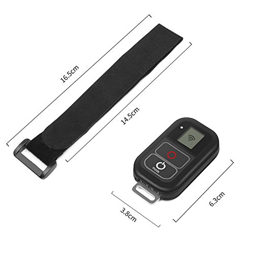 SHOOT GoPro用Wi-Fiリモート 10ｍ防水リモコン for GoPro Hero7 Black/Hero6 Black/Hero5 Black/Hero5 Session/Hero4/Hero4 Session/Hero3+/Hero3 マートワイヤレスリモコン