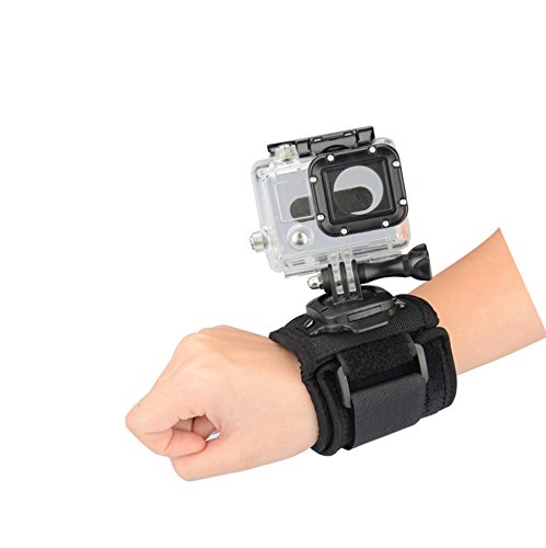 dodoomi アクションカメラ用アクセサリー 360度回転 リストストラップ アームバンドマウント 滑り止め Gopro Hero3/3+/4/5 MUSON、AKASO、Vemico、SJCAM、APEMAN、DBPOWER、Camparkに対応 など適用