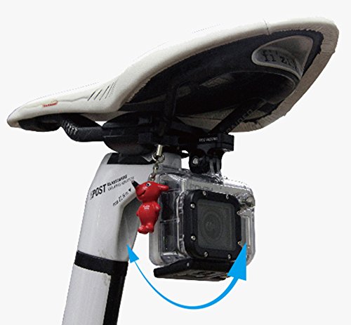 REC-MOUNTS サドルレールマウント タイプ1 Saddle Rail Mount for GoPro(ゴープロ)HEROシリーズ用 後方撮影に [REC-B30-GP]