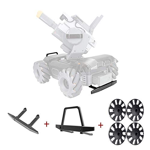 Taoric DJI RoboMaster S1用 3 IN 1フロントバンパー+リアバンパー+保護ホイール（アルミ合金）