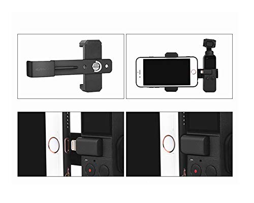 XBERSTAR DJI OSMO POCKET スマホホルダー+三脚 2点セットアクセサリー 拡張部品