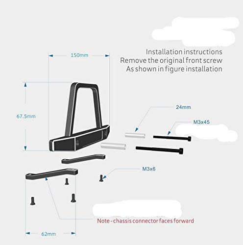 Taoric DJI RoboMaster S1用 3 IN 1フロントバンパー+リアバンパー+保護ホイール（アルミ合金）