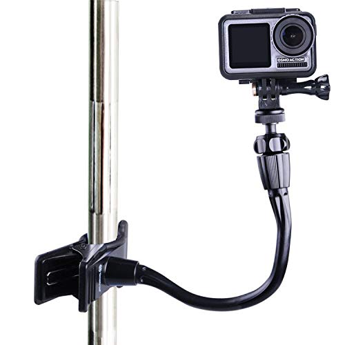 Smatree GoPro用フレックスクランプ Hero 8/7/6/5などアクションカメラ対応フレキシブルアームホルダー