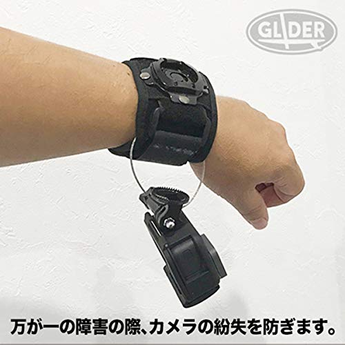 [GLIDER] GoPro用 アクセサリー ワイヤーストラップ (2本入り) ゴープロ対応 カメラ落下防止 脱落防止 水没防止 海 山 (HERO8 HERO7 HERO6 HERO Session Osmo Action 対応) GLD7784MJ04