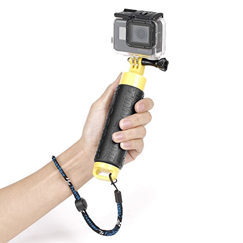 【Taisioner】GoPro HERO7/6/5/4/3+用 フロートグリップ ハンドグリップ 自撮り棒 水中撮影用 (フロートグリップ)